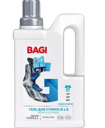 ✔️Bagi Гель д/стирки  "2в1 Sport&Outdoor" д/стирки спортивной одежды,обуви и аксессуаров950мл/6 - купить за  в г. Махачкале