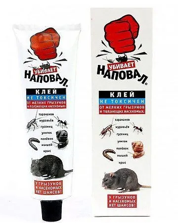 ✔️Наповал Клей от грызунов и насекомых 135гр/50 - купить за  в г. Махачкале