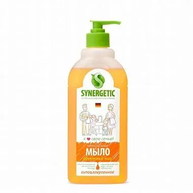SYNERGETIC Мыло жидкое 0,5л Фруктовый микс от магазина МылоПорошок