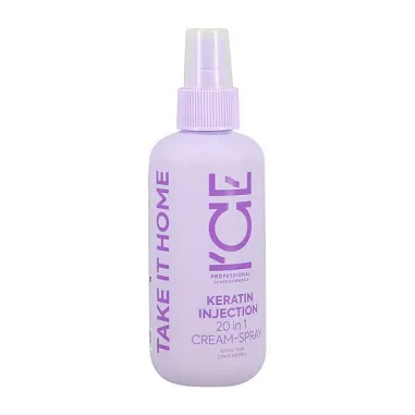 ICE by Professional Спрей для волос Keratin Injection 200мл 20в1 от магазина МылоПорошок