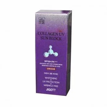 ✔️JIGOTT Солнцезащитный крем 70мл с коллагеном Spf 50 - купить за  в г. Махачкале
