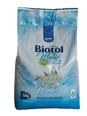 ✔️Biotol Стиральный порошок 6кг Matic Whites - купить за  в г. Махачкале