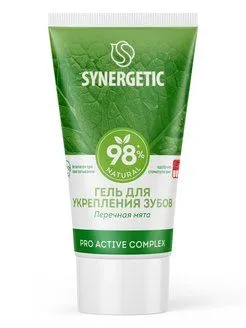 ✔️SYNERGETIC Гель для укрепления зубов 35мл Перечная мята - купить за  в г. Махачкале