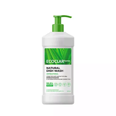 ✔️ECOCLAR Home Средство для мытья посуды 500мл Антибактериальный - купить за  в г. Махачкале