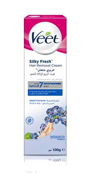 ✔️Veet Крем для депиляции 100мл д/чув/к Голубой ( 0353 ) - купить за  в г. Махачкале