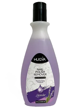 ✔️HUGVA Жидкость для снятия лака 236мл Лаванда - купить за  в г. Махачкале