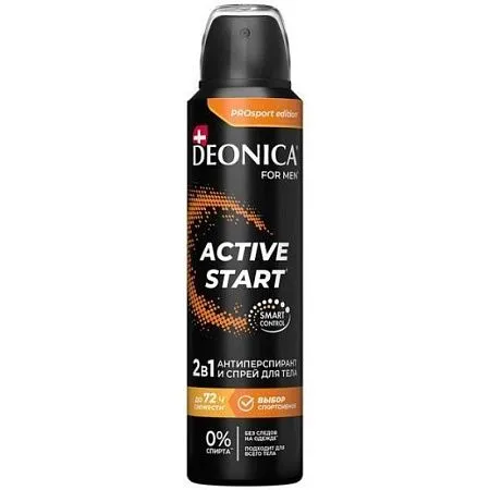 ✔️DEONICA Антип for Men "Active start" 150мл спрей - купить за  в г. Махачкале