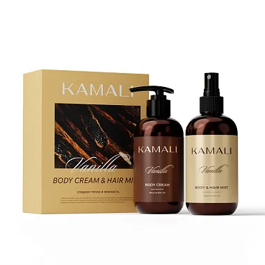 ✔️KAMALI Набор Крем д/тела и мист д/тела 250мл Vanila - купить за  в г. Махачкале