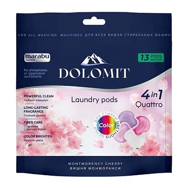 ✔️DOLOMIT Капсулы д/стирки 13шт Вишня монморанси (пакет) - купить за  в г. Махачкале