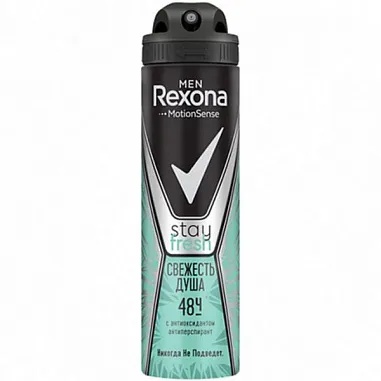 ✔️REXONA Men Дез-аэр 200мл Свежесть душа/12 - купить за  в г. Махачкале