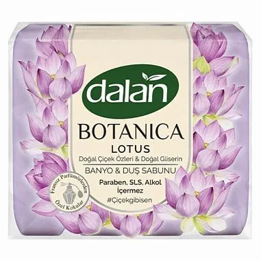 Dalan Botanica туалетное мыло 4шт*600гр Лотос/12 от магазина МылоПорошок