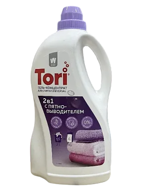 ✔️Tori Гель для стирки 2л Универсал 2в1 с пятновыводителем - купить за  в г. Махачкале
