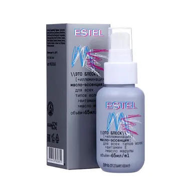 ESTEL ME Масло-эссенция д/всех типов волос 65мл Это блеск+ иллюминация/12 от магазина МылоПорошок