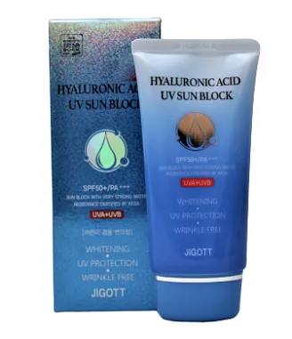 ✔️JIGOTT Солнцезащитный крем 70мл с гиалуроном Spf 50  - купить за  в г. Махачкале