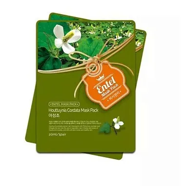 ✔️Entel тканевая маска д/лица 20мл С экстрактом шампиньонов - купить за  в г. Махачкале