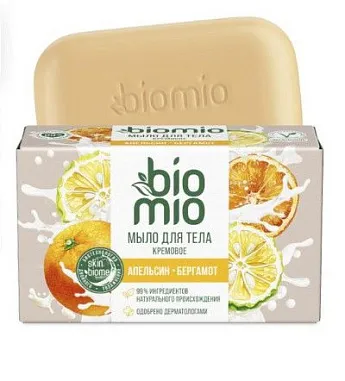 BioMio BIO-SOAP Натуральное мыло 140гр Апельсин и Бергамот от магазина МылоПорошок