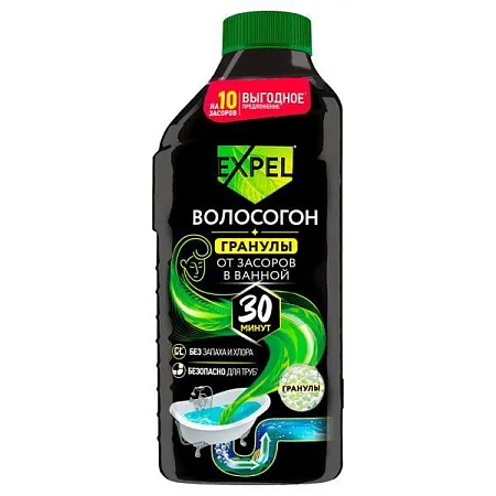 ✔️EXPEL Волосогон от засоров в ванной 5мин. 500мл - купить за  в г. Махачкале