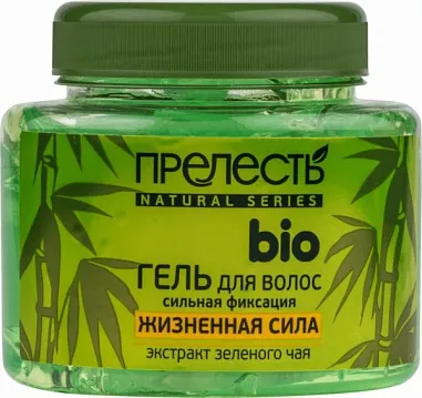ПРЕЛЕСТЬ БИО Гель д/волос 250мл С Экстрактом зеленого чая от магазина МылоПорошок