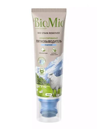 ✔️BioMio Пятновыводитель с щёткой 200мл - купить за  в г. Махачкале