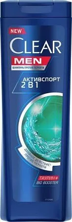 CLEAR Шампунь 400мл мужск.2в1 Активспорт от магазина МылоПорошок