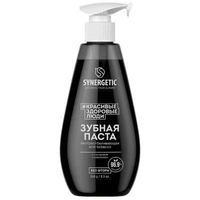 ✔️SYNERGETIC Зубная паста 240г Экстраотбеливающая - купить за  в г. Махачкале