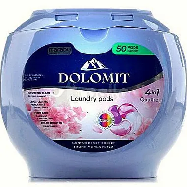 ✔️DOLOMIT Капсулы д/стирки 50шт Вишня монморанси 4 в 1 - купить за  в г. Махачкале