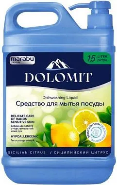 ✔️DOLOMIT Средство д/посуды 1,5л С Ароматом цитруса - купить за  в г. Махачкале