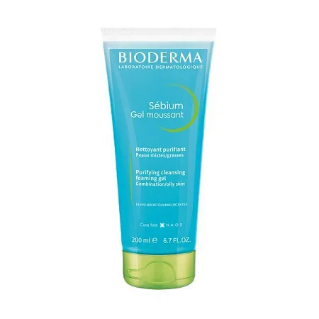 ✔️Bioderma Очищающий гель 200мл Sebium - купить за  в г. Махачкале