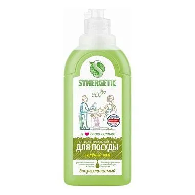 ✔️SYNERGETIC Средство для мытья посуды 0,5л Зеленый чай - купить за  в г. Махачкале