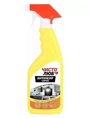 ✔️Чистолюб Антижир Спрей 500мл - купить за  в г. Махачкале