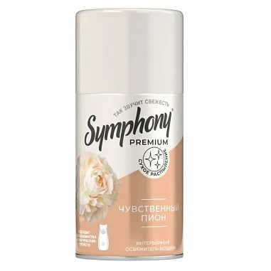 ✔️SYMPHONY Освежитель воздуха - сменный блок 250мл Чувствительный пион - купить за  в г. Махачкале
