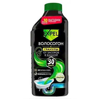 ✔️EXPEL  Волосогон от засоров 600г В гранулах - купить за  в г. Махачкале