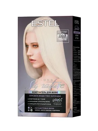 ESTEL BLOND Signature Стойкая крем-гель краска для волос Осветлитель/12 от магазина МылоПорошок