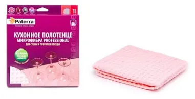 ✔️PATERRA Полотенце МикрофибраPROF 50х40 для посуды - купить за  в г. Махачкале
