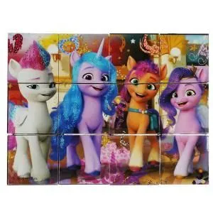 ✔️Набор кубиков "my little pony" 12 шт. МОЙ МАЛЕНЬКИЙ ПОНИ настольные игры "УМНЫЕ ИГРЫ" в кор.26наб			 - купить за  в г. Махачкале