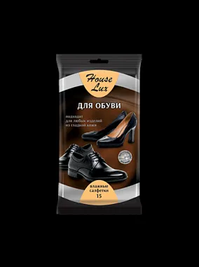 ✔️Вл.салфетки д/обуви "House lux" 15шт - купить за  в г. Махачкале