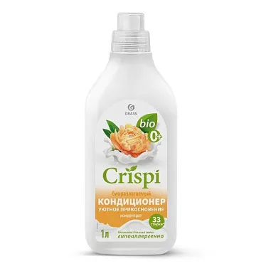 ✔️GRASS Crispi Кондиционер для белья 1л Уютное прикосновение - купить за  в г. Махачкале