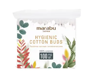 ✔️MARABU Ватные палочки 200шт Пакет - купить за  в г. Махачкале