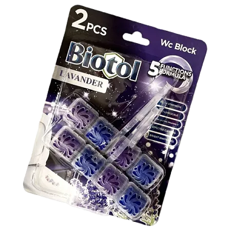 ✔️Biotol стикер подвеска д/унитаза 2 х 50гр Лаванда - купить за  в г. Махачкале