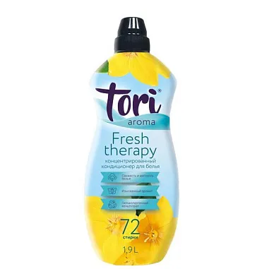 ✔️Tori Кондиционер для белья 1.9л Fresh Therapy - купить за  в г. Махачкале